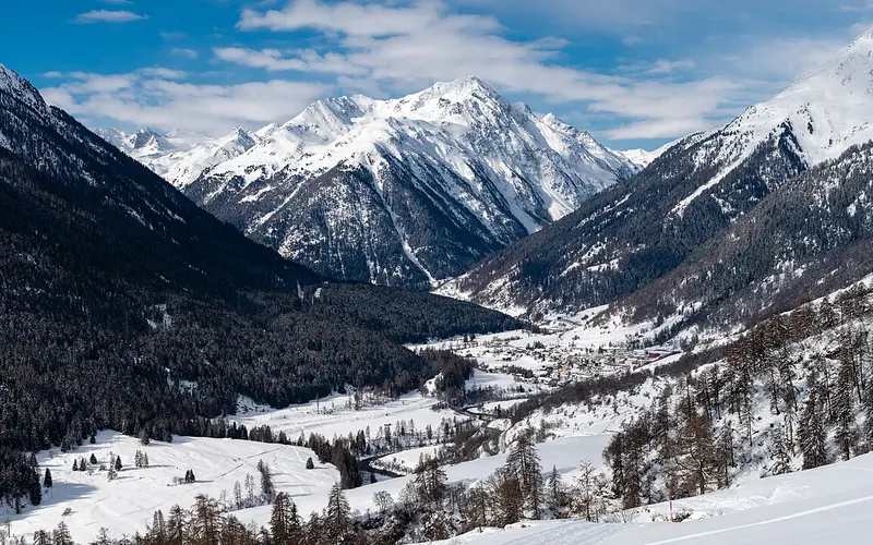 Symbolbild: winterliche Alpenlandschaft