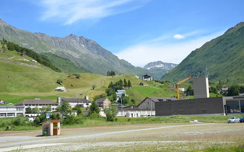 Landscape near Andermatt-Sedrun