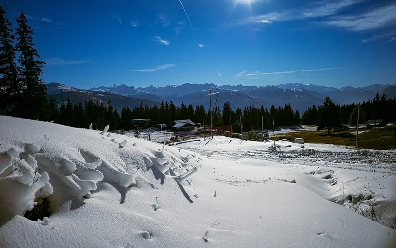 Landscape near Crans-Montana