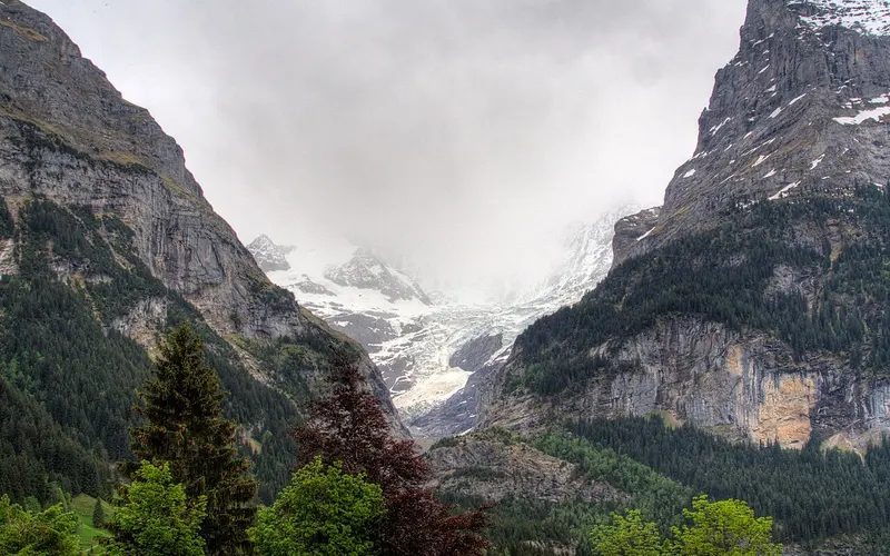 Landscape near Grindelwald-Wengen