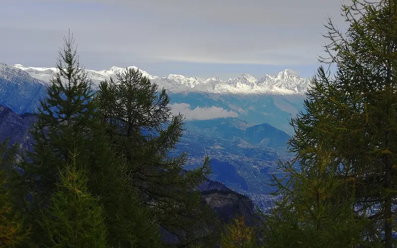 Landschaft bei Ovronnaz