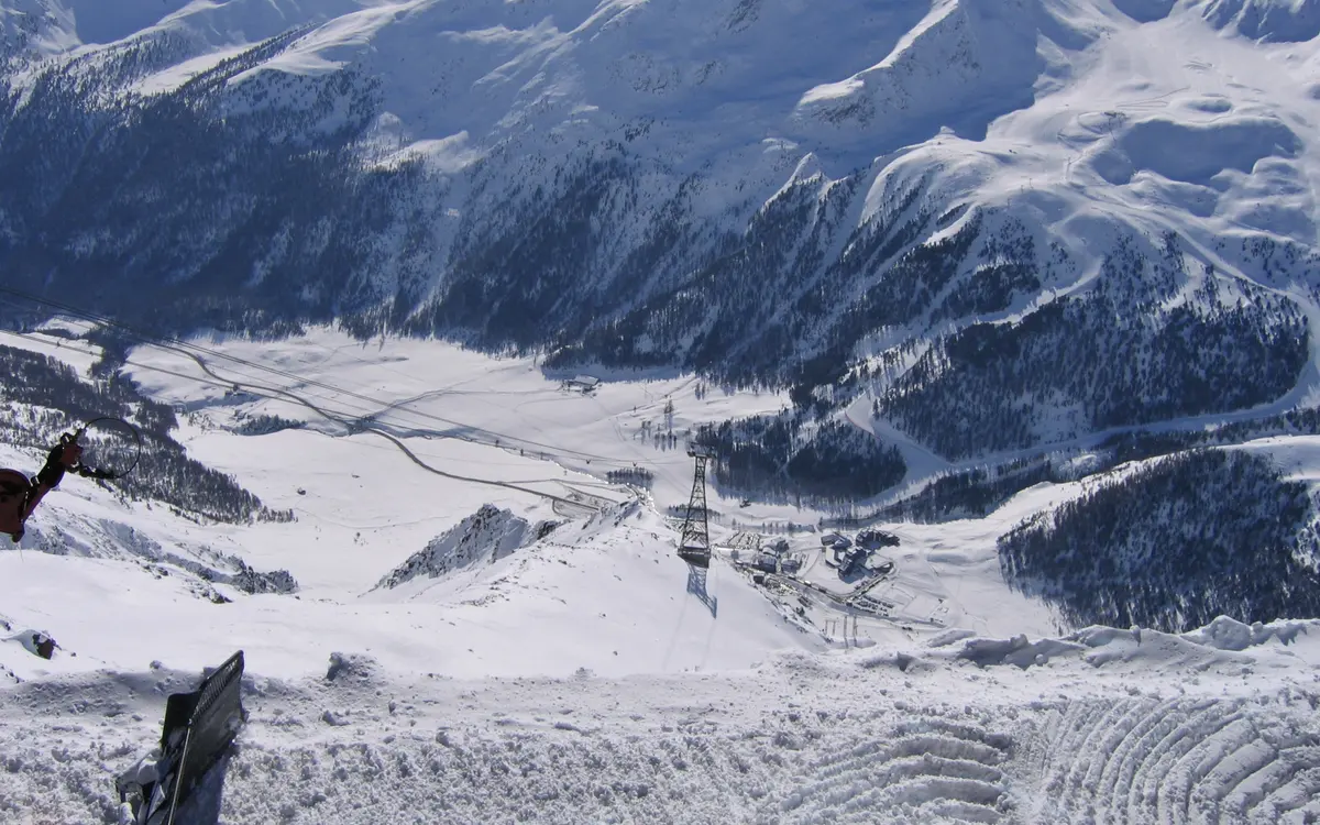 Landschaft bei Schnalstaler Gletscher