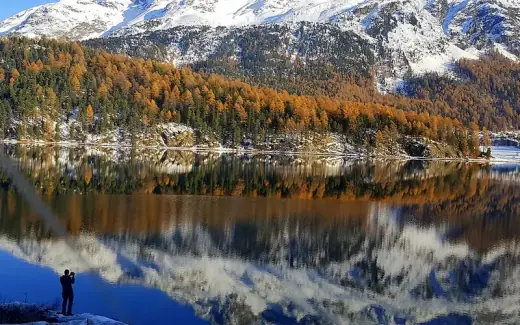 Landscape near Corvatsch-Silvaplana