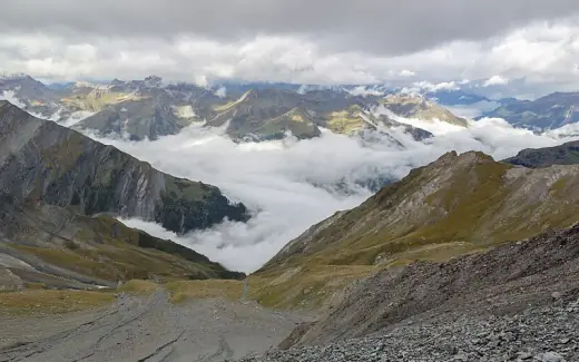 Landscape near Elm im Sernftal