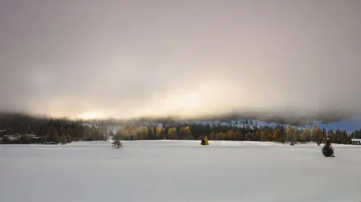 Stock photo: winter landscape in the Alps