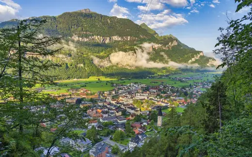 Landscape near Meiringen-Hasliberg