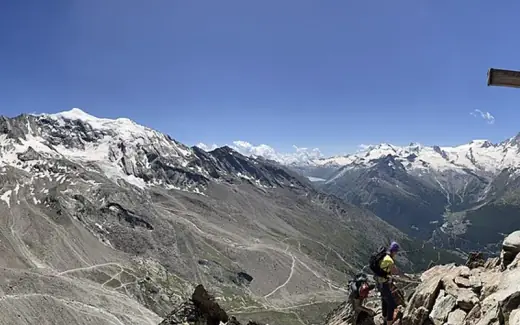 Landscape near Saas-Grund – Hohsaas