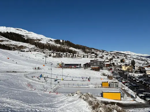Stock photo: winter landscape in the Alps