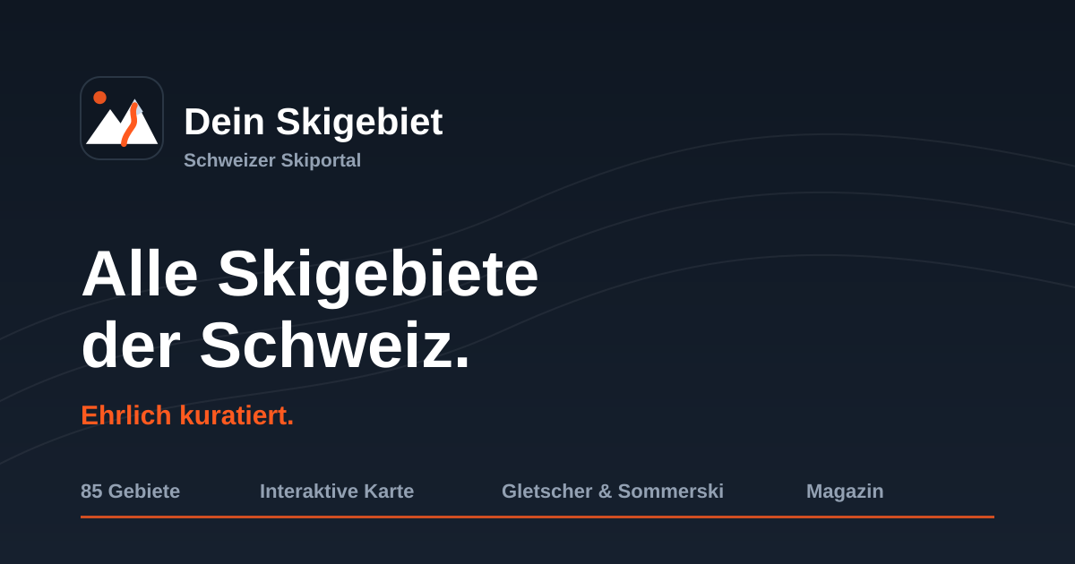 Snow report Switzerland: measured snow depths · Dein Skigebiet
